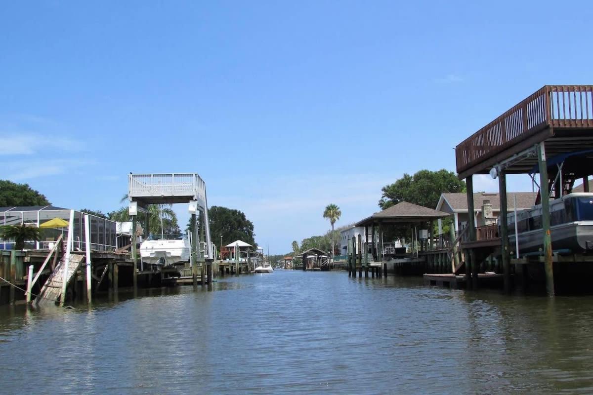 Canal Home Dock Walk To Beach Kayaks Sup Fishing Сент Августин Екстериор снимка